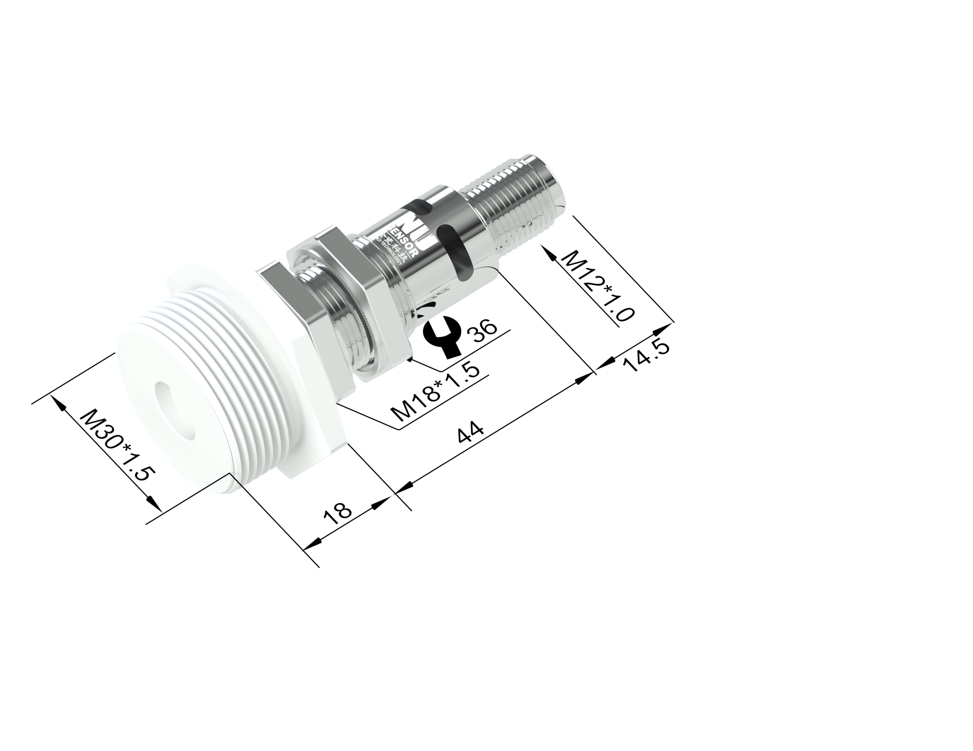 机器人超声波传感器模块