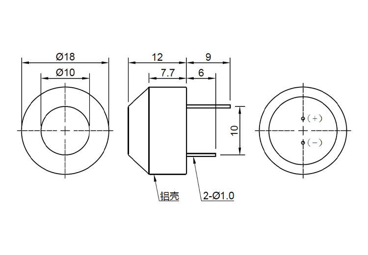 防水型超声波传感器